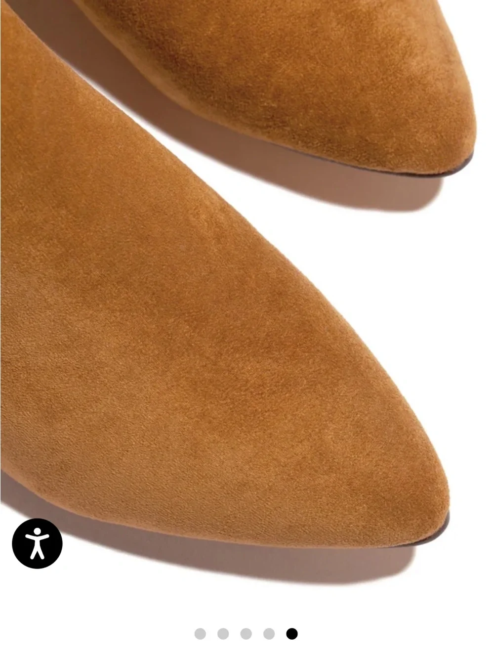 Miss Lola Over-The-Knee Pointed Toe Boots in Cognac